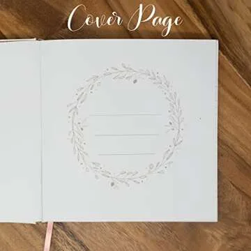 Lemon Sherbet® Wedding Guest Book - Guest Book Wedding Reception - Baby Shower Guest Book - Polaroid Guest Book For Wedding - Wedding Guestbook - Wedding Sign In Book - Wedding Guest Book With Pen Set