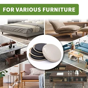 COVERCORNER Furniture Sliders - Effortless Carpet Movement