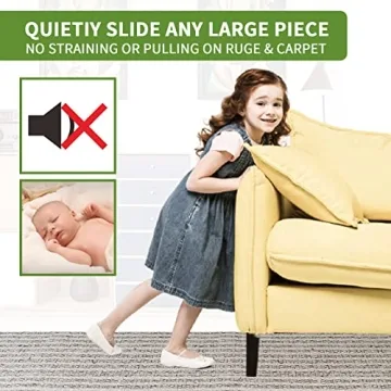 COVERCORNER Furniture Sliders - Effortless Carpet Movement