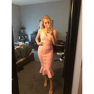 Stylish Maketina Mermaid Spaghetti Strap Bodycon Dress