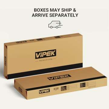 VIPEK L22 Corner Clothes Rack, L Shaped Heavy Duty Garment Rack, Corner Wardrobe Closet with Adjustable 8 Shelves & 6 Hanging Rods, Freestanding Closet System, Max Load 1400LBS, White, (2 Packages)