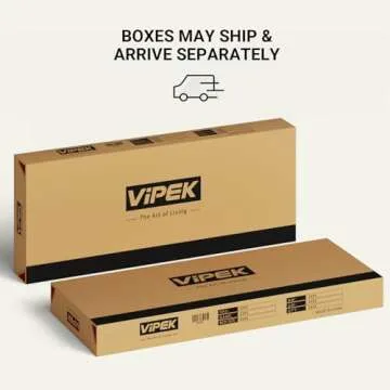 VIPEK L22 Corner Clothes Rack, L Shaped Heavy Duty Garment Rack, Corner Wardrobe Closet with Adjustable 8 Shelves & 6 Hanging Rods, Freestanding Closet System, Max Load 1400LBS, White, (2 Packages)