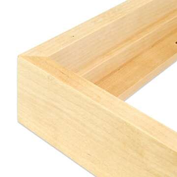 Ampersand Art Supply Floaterframe Readymade Frame for Flat and 1 1/2" Deep Wood Panel and Canvas Art...