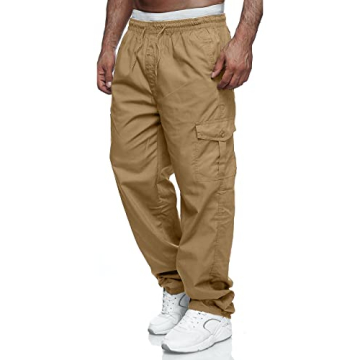 Men's Cargo Pants with Pockets for Active Lifestyles