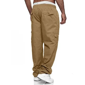 Men's Cargo Pants with Pockets for Active Lifestyles