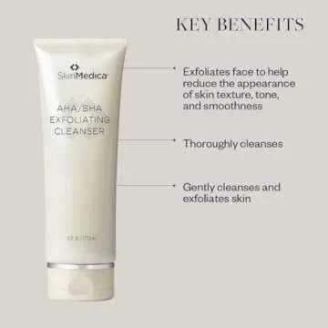 SkinMedica AHA/BHA Exfoliating Cleanser for Radiant Skin