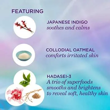 TATCHA The Indigo Cream: Non-Irritating Sensitive Skin Moisturizer for Eczema, Rosacea, and Dermatitis (50 ml | 1.7 oz)