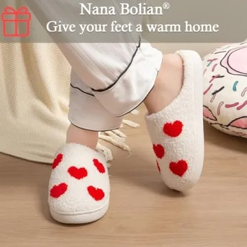 Nana BoLian Women's Heart Slippers for Ultimate Comfort
