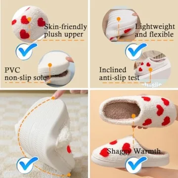 Nana BoLian Women's Heart Slippers for Ultimate Comfort