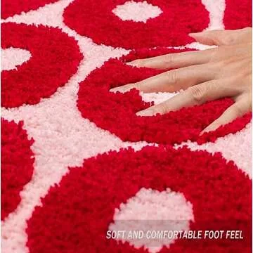 Urtlmaji You Look Good Bath Mat Bathroom Rugs Funny Cute Bath Rugs Non Slip Microfiber Plush Preppy ...