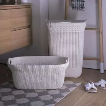 CURVER 57L Knit Clothes Box Elegant Storage Solution