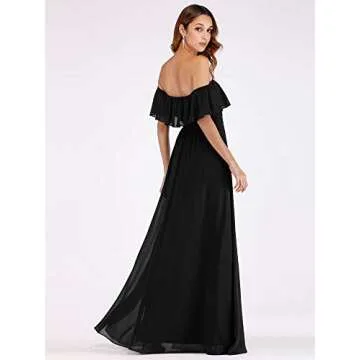 Elegant Off The Shoulder Maxi Dress for All Occasions