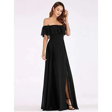 Elegant Off The Shoulder Maxi Dress for All Occasions