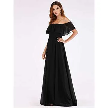Elegant Off The Shoulder Maxi Dress for All Occasions