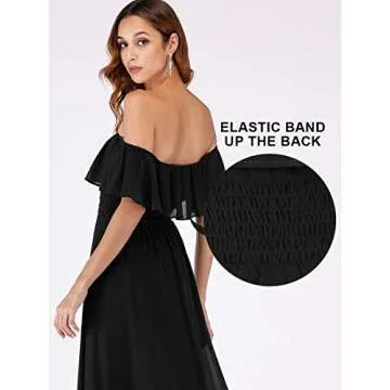 Elegant Off The Shoulder Maxi Dress for All Occasions