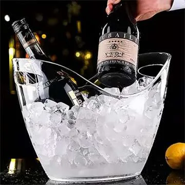 Premium 4L Ice Buckets Set for Parties Ideal for Drinks