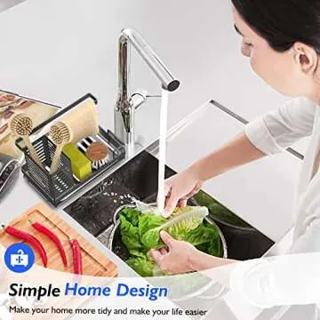 Stylish Sink Caddy for Modern Kitchen Organization