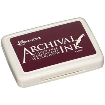 Ranger Archival Ink Pad #0, Plum