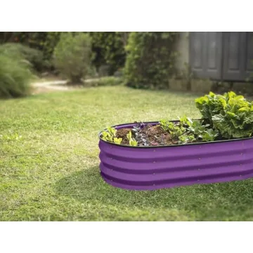 Sturdy Galvanized Raised Garden Bed 4x2x1 ft Planter