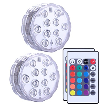 LED Submersible Lights Remote Control Waterproof