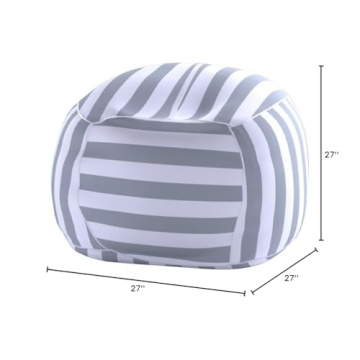 Creative QT Stuffed Animal Storage Bean Bag Chair for Kids