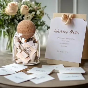 ComSaf 16oz Glass Storage Jars with Cork Lids 3 Pack