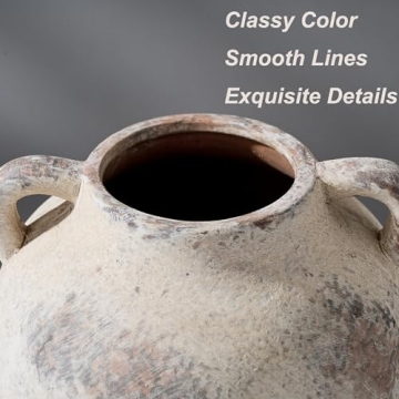 Elegant PORCER Terracotta Vase - Stylish Home Decor
