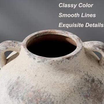 Elegant PORCER Terracotta Vase - Stylish Home Decor