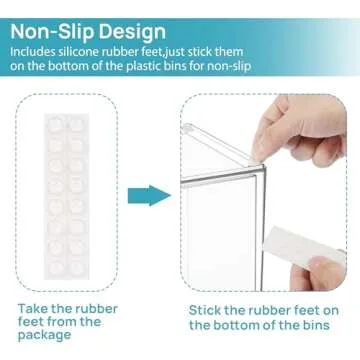 Vtopmart Stackable Storage Drawers Set – Clear Organizers