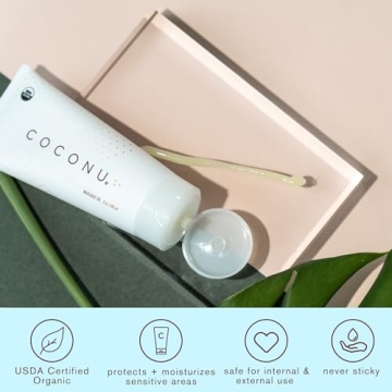 Coconu Silky Massage Oil for Couples 100% Natural 3 Oz