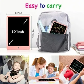 ORSEN LCD Writing Tablet - 10 Inch Colorful Kids Doodle Board