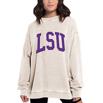 Soft NCAA LSU Tigers Fleece Sweatshirt for Women