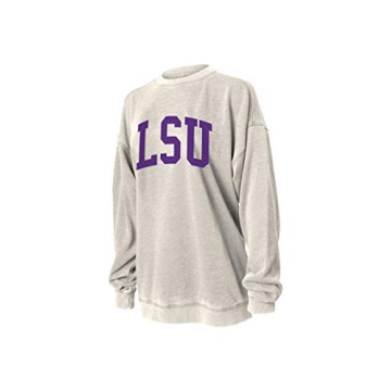 Soft NCAA LSU Tigers Fleece Sweatshirt for Women