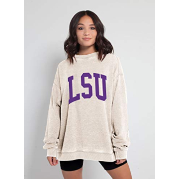 Soft NCAA LSU Tigers Fleece Sweatshirt for Women