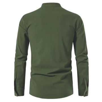 Renaissance Pirate Viking Shirt – Army Green