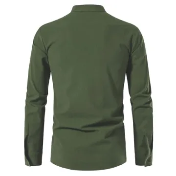 Renaissance Pirate Viking Shirt – Army Green