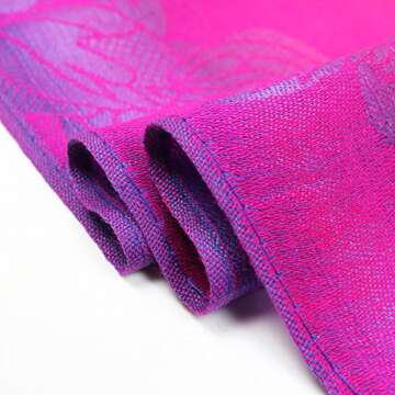 Neelamvar Fashion Colorful flowers Jacquard cotton pashmina Women Wrap Shawl tassels Scarves 75" x 27.5" (THM08-04)