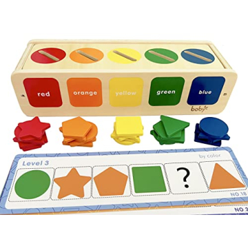 Dailyfunn Montessori Color & Shape Sorting Toys for Toddlers