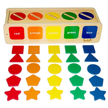 Dailyfunn Montessori Color & Shape Sorting Toys for Toddlers