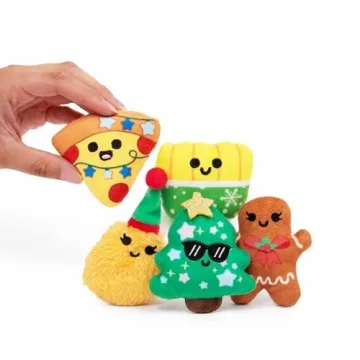 Emotional Support Plush Advent Calendar by Relatable, Perfect Plush Advent Calendar for Kids or Teens, Contains 25 Mini Collectible Plushies Including Fries, Gingerbread, and Nugget Plush Toys, Stocking Stuffers for Kids