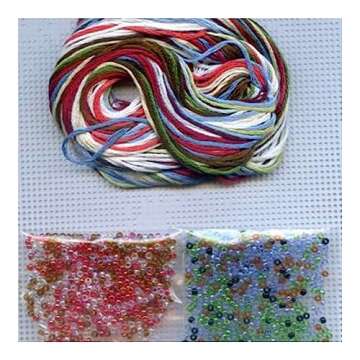 Debbie Mumm Snowbells Beaded Ornament Kits Set of 5