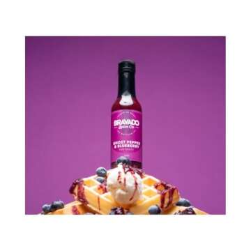 Ghost Pepper and Blueberry Hot Sauce by Bravado Spice