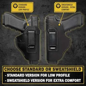 Relentless Tactical IWB Leather Holster for Glock & S&W