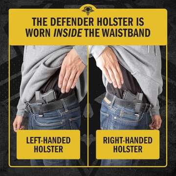 Relentless Tactical IWB Leather Holster for Glock & S&W