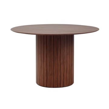 Lecafur 47 Inch Round Modern Kitchen Dining Table