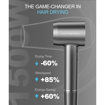 Cosy Companions Hair Dryer with 170000 RPM Motor