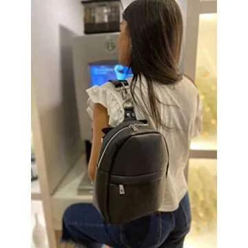 Stylish Women Mini Backpack with Detachable Wings