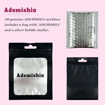 ADEMISHIA Heart O-ring Slip Chain Necklace For Women, Handmade Punk Gothic Cuban Necklace Jewelry Adjustable Lariat Y-Necklace (Black, 29")