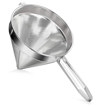 Durable Stainless Steel China Cap Strainer for Chefs