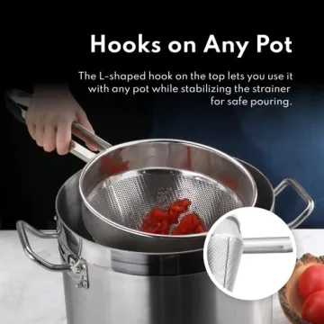 Durable Stainless Steel China Cap Strainer for Chefs